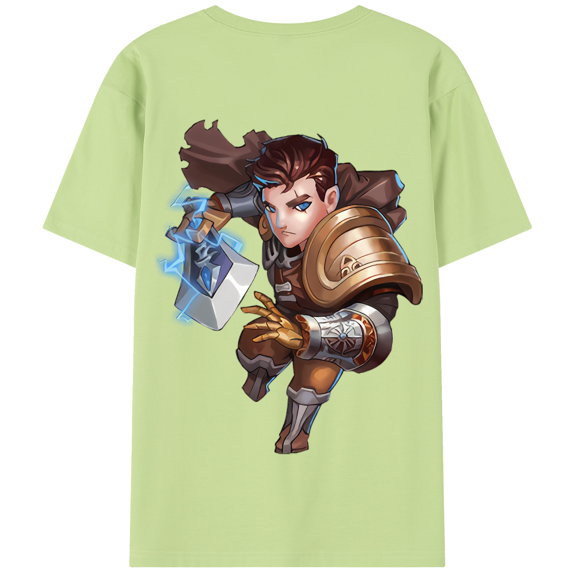 リーグ・オブ・レジェンド League of Legends LOL 綿100％半袖Tシャツ（背面プリント）